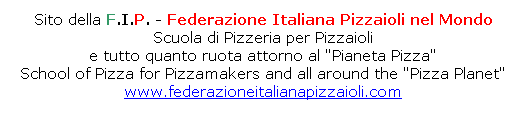 F.I.P. - Federazione Italiana Pizzaioli